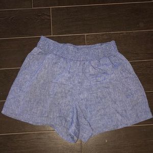 Blue shorts